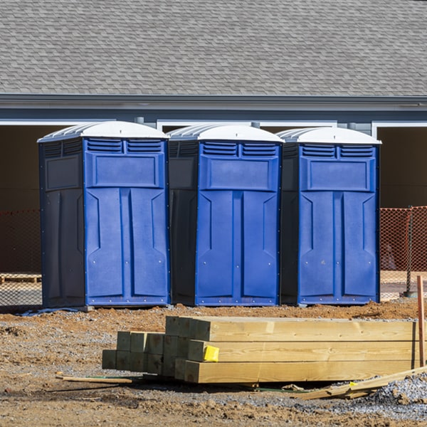 what is the expected delivery and pickup timeframe for the porta potties in Eagar AZ